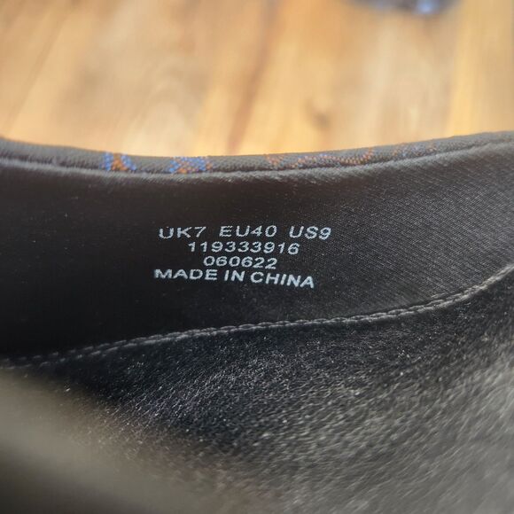 ASOS Design Peaked Platform High Heels Womens Size 9 Black Floral Chunky Shoes - Picture 10 of 11